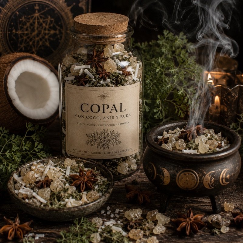 Limpia de endulzamiento económico con copal