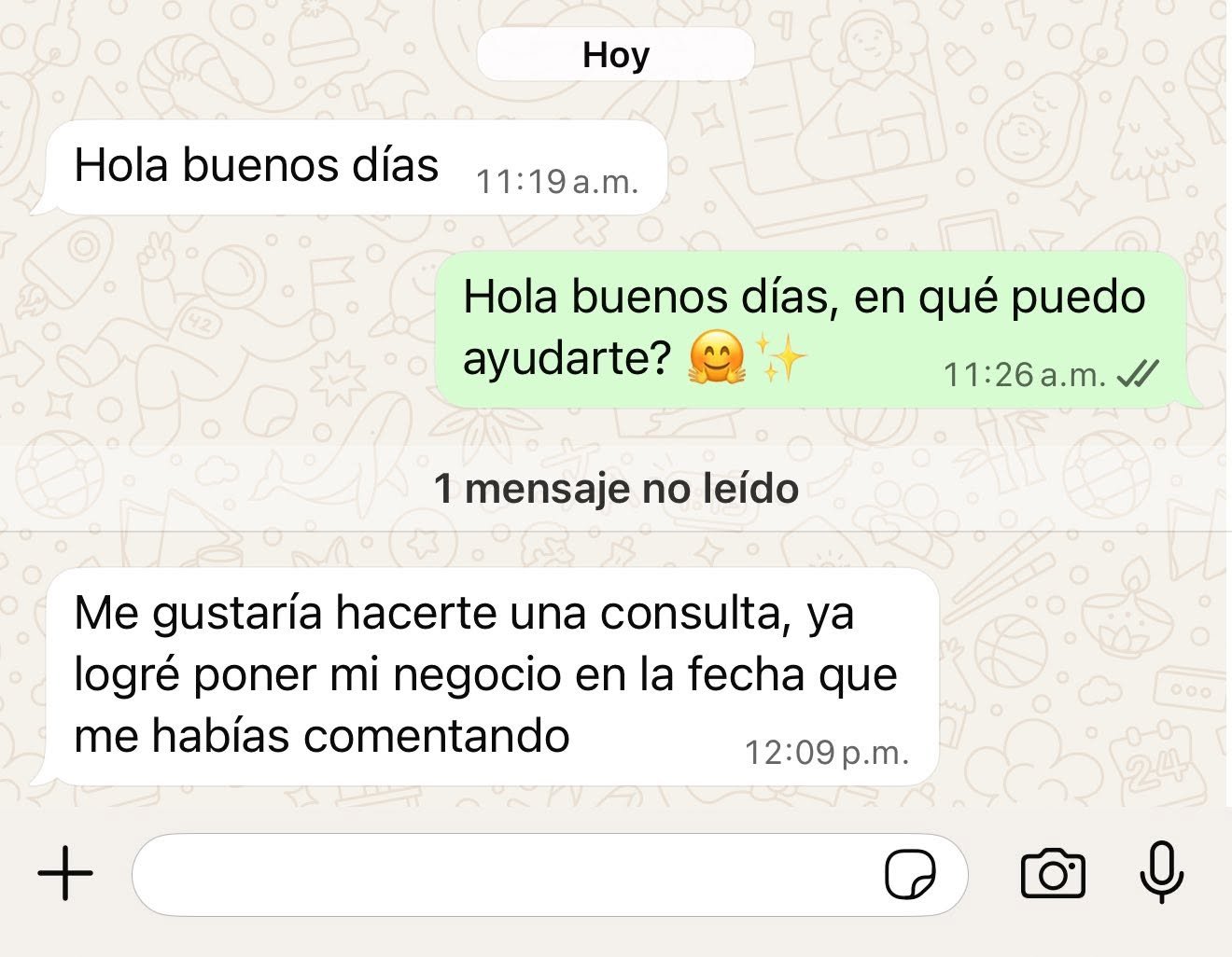 Testimonio de una clienta