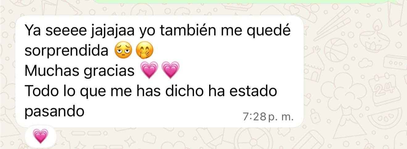 Testimonio de una clienta